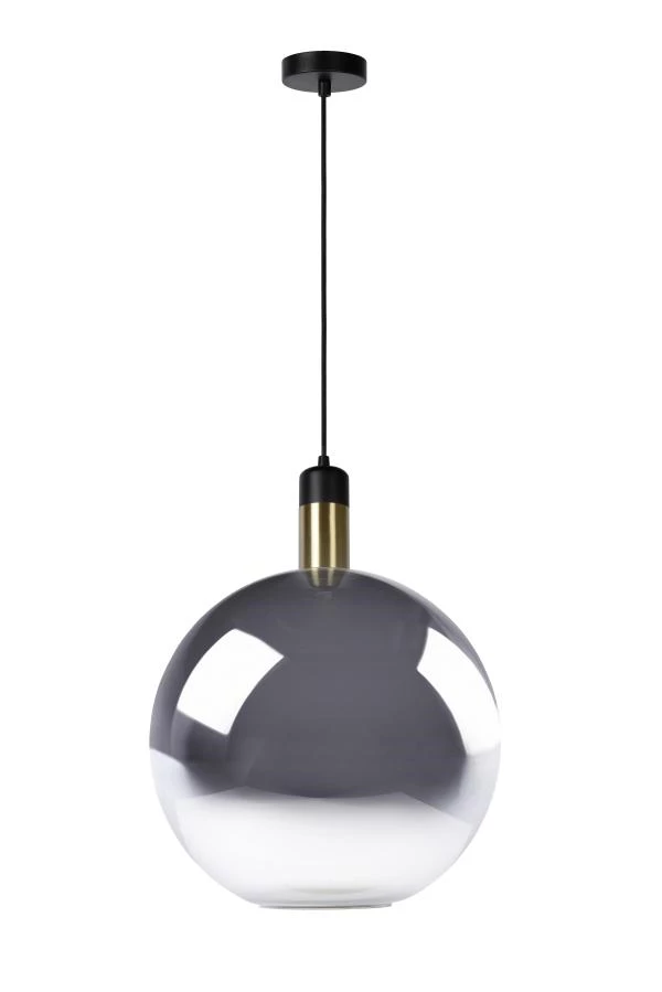 Lucide JULIUS - Hanglamp - Ø 40 cm - 1xE27 - Fumé - uitgezet